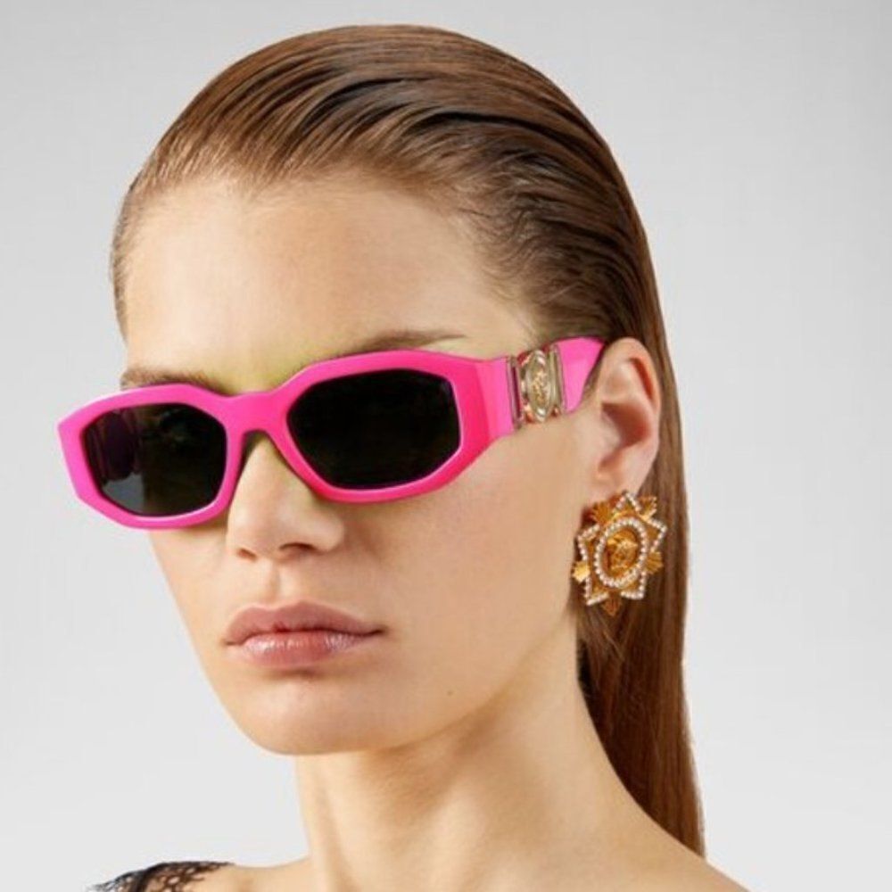 NEW Versace VE4361 531887 Fuchsia Pink Unisex Sunglasses BARBIE